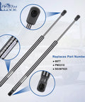 2 Pieces Front Hood Struts Shocks Lift Supports Gas Springs Direct Fit For Hyundai Santa Fe 2013 Through 2019 Base GLS LX Limited SE Sport XL Models Durable Aluminum Construction Easy Bolt On No Tools Required Safe Smooth Operation