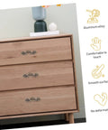 Vintage Retro Drawer Handles Set For Jewelry Boxes And Small Cabinets Mini 56x17mm Wooden Chest Pulls on wooden dresser