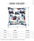 Dope Steam Train Locomotive Pillowcase Cover For Living Room And Bedroom with size chart, Retro Train Decor Throw Pillow Case 20x20 Inches