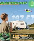 Child flying UFO Drone For Kids Indoor Flying Toy Remote Control Aircraft With LED Lights Auto Hover outdoors by RV