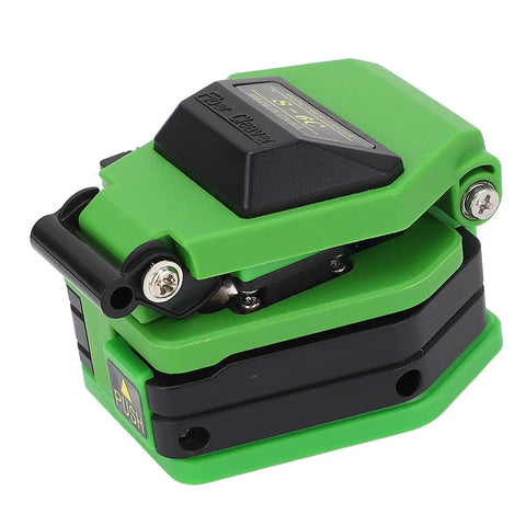 Pro Grade Workhorse Fiber Cleaver With 16 Cleaving Spots And Tungsten Steel Blade For 0.25mm And 0.9mm Fiber Cables, green optical cutting tool