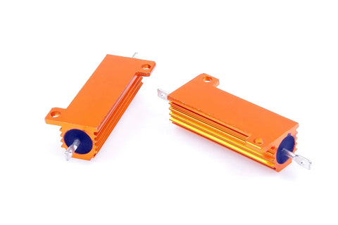 Ready To Rock Pro Grade 50 Watt 500 Ohm Wirewound Resistor With Tough As Nails Aluminum Shell Housing Pack Of Two Pieces