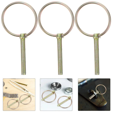 Lynch Pin 16 Piece Assortment Kit For Farm Tractors Trailers Mowers And Trucks Self Locking Spring Ring Design For Secure Equipment
