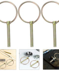Heavy Duty Lynch Pin Kit 16 Piece Assortment for Farm Tractors, Trailers, Mowers and Trucks with galvanized anti-corrosion finish