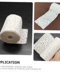 Drywall Repair Cloth Kit 1 Roll for DIY Projects and Crafts, Wall Filler Quick Fix shown unrolled and in hand close-up