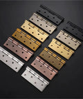 Various colored 4x5 Inch Door Butt Hinges 304 Stainless Steel Flat Hinges Bronze Finish Heavy Duty Hardware for home doors display
