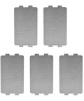 5 Piece Microwave Mica Plate Set With Waveguide Cover Heat Insulation Board Replacement For Home Appliances Easy Install Pro Grade Durable High Temp Mica Sheets 11.6 By 6.5 Cm