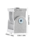 Adjustable Door Closing Hinges 4 Pack Aluminum Extrusion Pivot Joint Zinc Alloy Quiet Smooth Operation close-up view