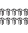Bulk Pack Of 10 3Mm By 4Mm Top Shelf 304 Stainless Steel Ball Spring Plungers For Cabinet Doors Drawers Clamps Machinery Solid As A Rock Snappy Click Furniture Gear in a row