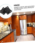 Adjustable Plastic Cabinet Hinges With Torque Friction Folding Support for kitchen featuring precise ninety-degree stops.