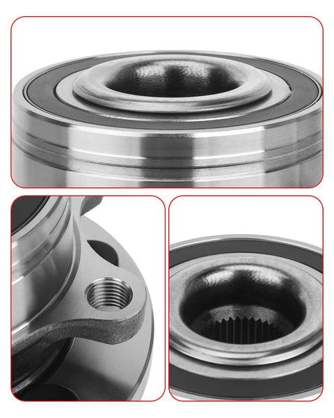 Close-up view of Two Pack 512460 Wheel Hub Bearing Assembly Front Or Rear For Ford Explorer 2011 To 2019 And Police Interceptor Utility