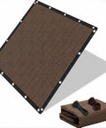 Heavy Duty Sun Shade Cloth For Pergola And Patio 3 By 6 Ft 90 Percent UV Block With 185GSM HDPE Weave Wind Resistant Tarp With Stainless Steel Grommets