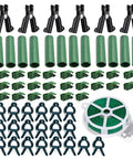 All In One Garden Trellis Kit With Plant Clips And Stake Connectors Includes Six A Type Joints Twelve Extenders Twenty Four Rotatable Clips