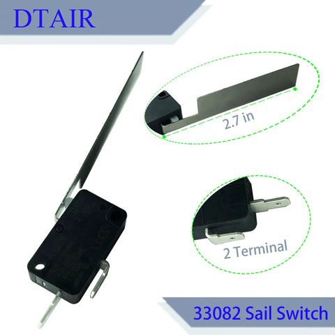 33082 Sail Switch Replacement Kit For Dometic Atwood RV Furnaces AFM Series, showing 2-terminal switch component