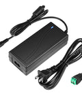 24V DC 1A 24W Power Supply AC To DC Adapter 100-240V Input With 5.5 By 2.1mm DC Barrel Connector For LED Strip Lights, Audio Video Gear, And Wireless Routers With Overcurrent And Overvoltage Protection