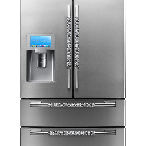 Refrigerator Door Handle Covers Pack Of 2 16 By 4 Inches Keeps Handles Clean From Fingerprints Water And Grime On Fridges