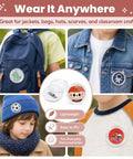 Kickstart Your Craft Hustle With This Dope Twelve Pack Clear Button Maker Kit Featuring 1.77 Inch Acrylic Photo Badges And Strong Pins for jackets, bags, hats.