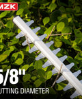 22 Inch Cordless Hedge Trimmer With 20V Battery Included For No Fuss Yard Work Lightweight Handheld Hedge Cutter blade close-up