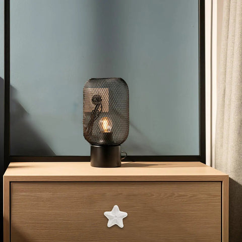 Coastal Motif Ceramic Drawer Knob White Single Hole Cabinet Pull for wardrobe dresser view on wooden cabinet with star design
