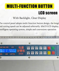 Dead Nuts Precise Electric Heat Shrink Tube Cutter control panel with LCD screen displaying settings and buttons for easy operation.
