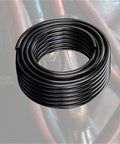 Heavy Duty Flexible Compressor Air Hose, Built Tough Pneumatic Tubing, 328 Foot Polyurethane Line serving smooth airflow, coiled.