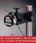 Pink Crystal Granite Base Comparator Stand Without Indicator Pro Grade Heavy Duty with digital gauge and fine adjustment feature.