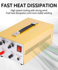 30A Jewelry Spot Welder For Gold Silver Platinum And Steel Necklaces with compact design and control switches