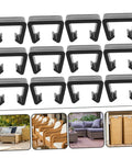 Rattan Furniture Clips For Outdoor Sectional Sofas And Chairs No Fuss Easy Install Patio Fasteners displayed with furniture sets