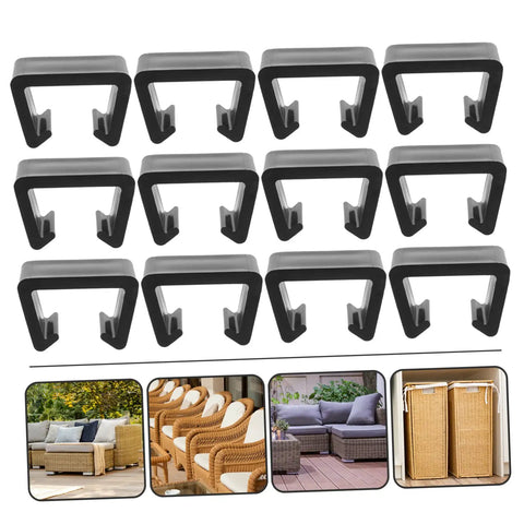 Rattan Furniture Clips For Outdoor Sectional Sofas And Chairs No Fuss Easy Install Patio Fasteners displayed with furniture sets