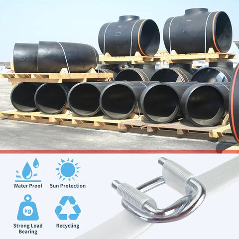 Top Shelf Straight Up Heavy Duty Packing Strapping Kit With 3/4 Inch Polyester Cord Roll 320 Feet Length 2000 Lbs Break Strength Metal Buckles And Hand Tensioner For Rock Solid Pallet Shipping with strapping tools and pallets.