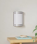 LED Wall Sconce With 3 Color Temperatures 3000K 4000K 5000K Dimmable 15W 120V CRI 90 Plus Brushed Nickel Modern Wall Mount Light displayed