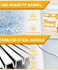Two Pack 5 Gallon Honey Buckets With Leak Proof Gates And Airtight Lids For Easy Beekeeping Starter Kit Harvesting Extracting