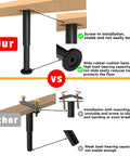 Comparison of 4 Piece Heavy Duty Adjustable Height Bed Support Legs With Swivel Base for Bed Frame Sofa Cabinet and Table.