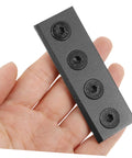 Replacement Track Connector For Sliding Barn Door Hardware Flat Mending Repair Plate With Straight Brackets For Seamless Connection