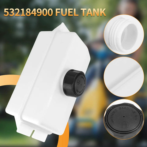 Upgraded Fuel Tank With Cap For Craftsman Husqvarna Poulan Riding Lawn Mowers Replaces 532109202 532184900 109202X