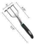 Mr. Pen black mini hand rake with a 3-prong metal head and black handle