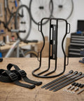 Check Out This Awesome 10 Liter Front Fork Bag That Slaps On Any Bike Scooter Or Ebike For Total Stability Plus The Heavy Duty Alu Rack Holds Your Gear Tight Without Flopping Around, black aluminum rack kit with straps and bolts