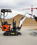 2 Ton Compact Crawler Excavator For Farm, Trenching, Landscaping And Small Construction Projects at construction site