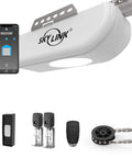 Ultra Quiet Half HP Garage Door Opener With Alexa Voice Control, WiFi Connectivity, DC Motor, Chain Drive