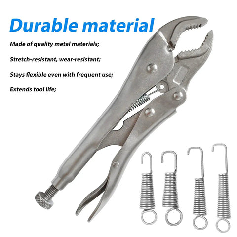 24 Piece Vise Grip Spring Clamp Replacement Springs Set For Pliers in metal with springs and durability features