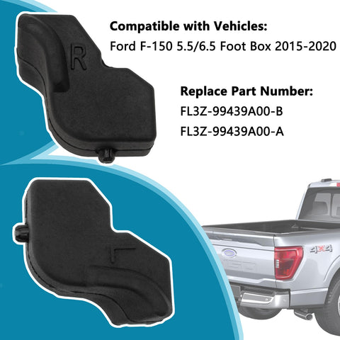 Ford F150 Tailgate Rubber Bumper Stopper Kit Left And Right With 4 Metal Bolts And 4 Plastic Bolts Upgraded Set 2015 2020 F150