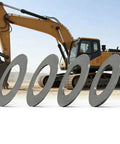 Ten Piece Bucket Pin Shim Kit For Excavators And Skid Steers, Fits 30 To 120 mm Pin Diameter, 1 2 3 5 mm Thick Shims, Tightens Loose Joints, Keeps Dust Out, Extends Grease Intervals, Beefed-Up Steel Construction on excavator bucket pins