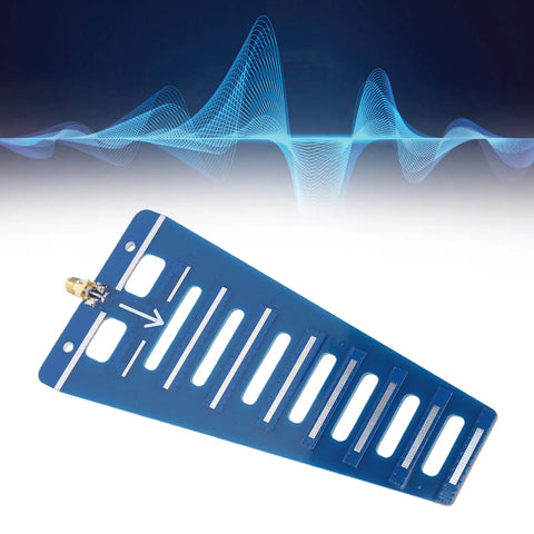 High Gain 2.4 GHz Directional Antenna for Drones and WiFi Gear, 13 dBi Narrow Beamwidth, blue rugged PCB