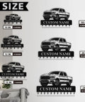 Dope Personalized Key Holder Wall Mount With Custom Name Heavy Duty Metal Car Key Rack And Hook Organizer sizes displayed