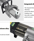 Cutpoy Electric Hydraulic Rebar Bender Steel Bar Bending Machine With Positioning Pin includes integrated elbow design for maximum pressure.
