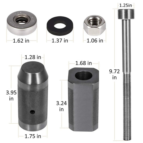 Pro Grade Injector Sleeve Cup Remover and Installer Kit for Caterpillar CAT Engines 3406E C10 C12 C15 C16 C-18