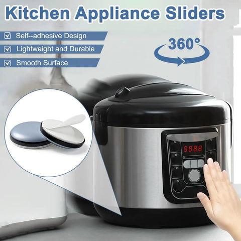 Heavy Duty Furniture Sliders Self Stick Chair Leg Pads Make Large Items Slide Like Butter Across Carpet Or Hardwood Scratch Proof Moving Essentials 24 Pack Grey near kitchen appliance sliders.