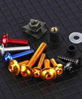 Dope 190 Piece Fairing Fasteners Nuts And Washers Kit For CBR600RR CBR900RR CBR1000RR And CBR1100XX Iron Aluminum Durable Anti Corrosion Hardware Set