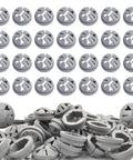 150 Pack 3/8 To 1/2 Inch Electrical Wire Box Connectors Push In Non Metallic Cable Clamp For Romex Box Cable Fittings