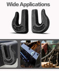 Six Pack Three Eighths Inch Weld On Grab Hooks Heavy Duty G70 Grade Utility Hooks for Trailer Truck Forklift Car RV Rigging